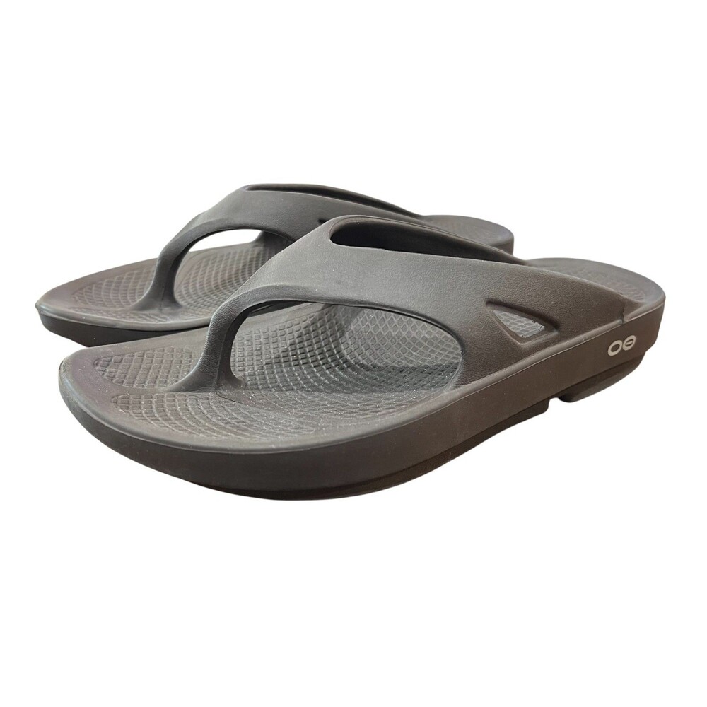 OOFOS Brown Ooriginal Unisex Thong Flip Flop Sandal US M 6 / W 8